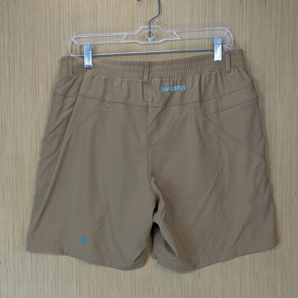 Birddogs Men Khaki Active Shorts XL Regular Tan Liner Stretch Gym Outdoor - Picture 3 of 8